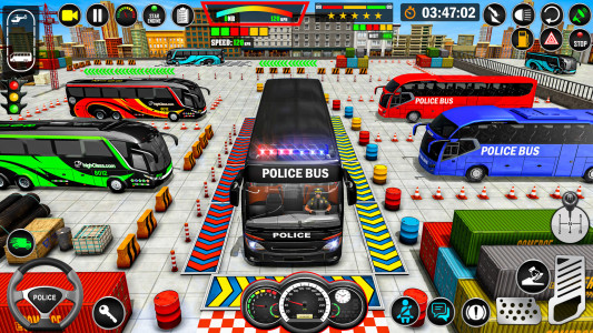 اسکرین شات 2 بازی Police Bus Simulator: Bus Game