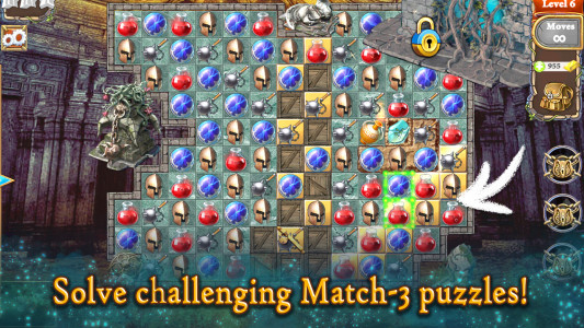 اسکرین شات بازی MatchVentures: Match 3 Mystery 1