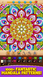 اسکرین شات بازی Cross Stitch Coloring Mandala 1