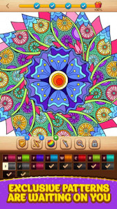 اسکرین شات بازی Cross Stitch Coloring Mandala 4