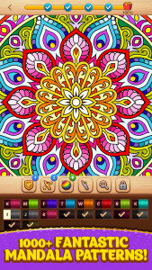 اسکرین شات بازی Cross Stitch Coloring Mandala 1