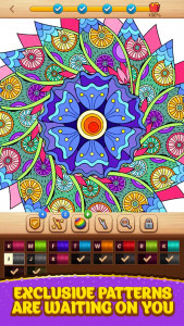 اسکرین شات بازی Cross Stitch Coloring Mandala 4