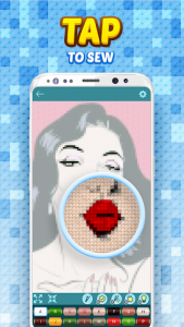 اسکرین شات بازی Cross Stitch - Color by Letters Pixel Art Game 3