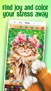 اسکرین شات 2 بازی Cross-Stitch: Coloring Book