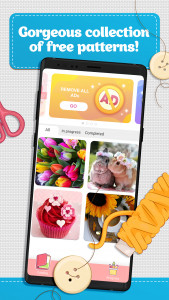 اسکرین شات 4 بازی Cross Stitch Coloring Art