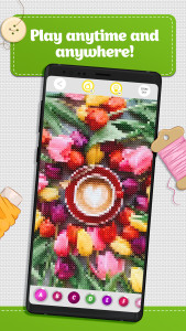 اسکرین شات 5 بازی Cross Stitch Coloring Art
