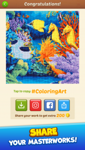 اسکرین شات بازی Cross Stitch: Coloring Art 5