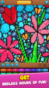 اسکرین شات بازی Cross Stitch: Coloring Art 1