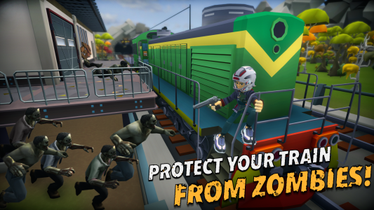 اسکرین شات بازی Zombie Train: Survival games 1