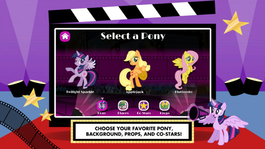 اسکرین شات برنامه My Little Pony: Story Creator 3