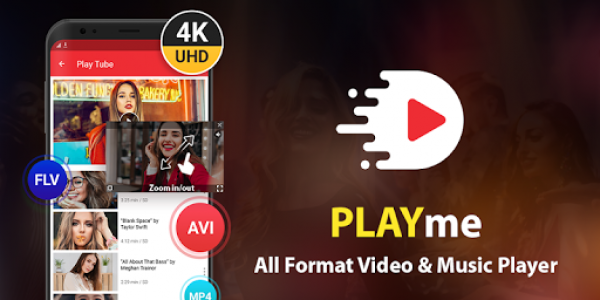 اسکرین شات برنامه PLAYme - HD Video Player & Music Player 1
