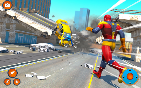 اسکرین شات برنامه Us Police Rescue Mission Speed Hero Superhero Game 8
