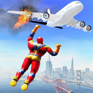 اسکرین شات برنامه Us Police Rescue Mission Speed Hero Superhero Game 7