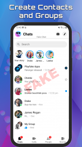 اسکرین شات برنامه Fake Chat Story Message Prank 1