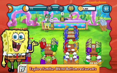 اسکرین شات بازی SpongeBob Diner Dash 8