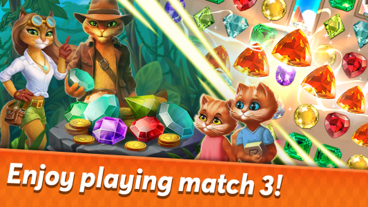 اسکرین شات 1 بازی Indy Cat 2: Match 3 game