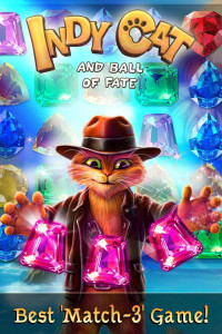 اسکرین شات بازی Indy Cat: Match 3 Adventure 1