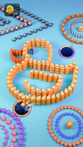 اسکرین شات 5 بازی Hole Rush: Eat All Puzzle