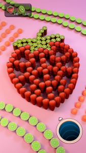 اسکرین شات 2 بازی Hole Rush: Eat All Puzzle