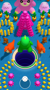 اسکرین شات 5 بازی Hole Rush: Eat All Puzzle