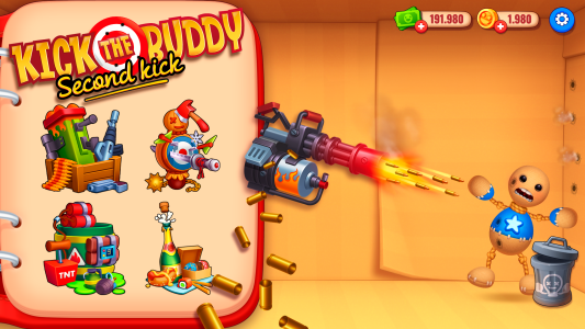 اسکرین شات 2 بازی Kick the Buddy: Second Kick