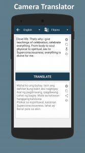 اسکرین شات برنامه Camera Translator All Translat 5