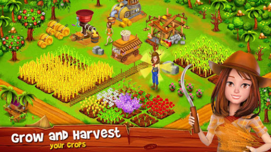 اسکرین شات بازی Paradise Hay Farm Island - Offline Game 4