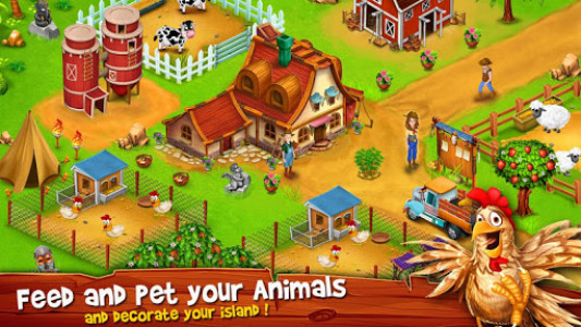 اسکرین شات بازی Paradise Hay Farm Island - Offline Game 3