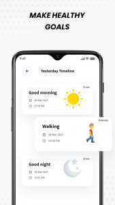 اسکرین شات 5 برنامه Step Counter & Calorie Counter