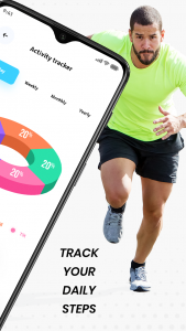 اسکرین شات 3 برنامه Step Counter & Calorie Counter