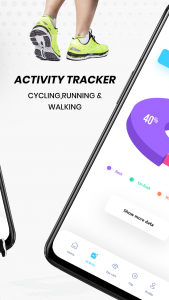 اسکرین شات 2 برنامه Step Counter & Calorie Counter