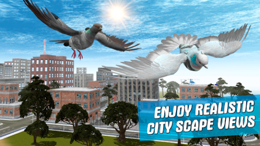 اسکرین شات بازی City Bird Pigeon Simulator 3D 7