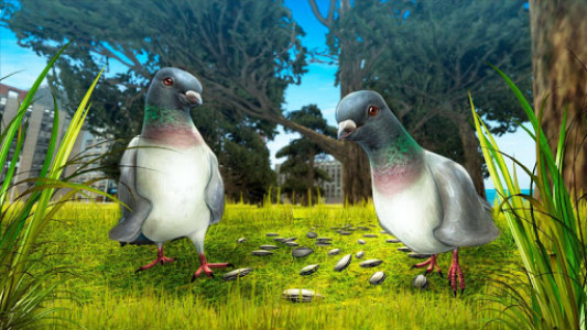 اسکرین شات بازی City Bird Pigeon Simulator 3D 2