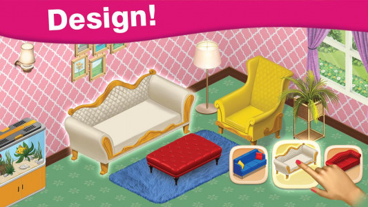 اسکرین شات بازی Home Cafe - Mansion Design 2