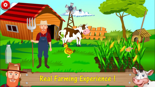 اسکرین شات بازی Cow Farm - Farming Games 1