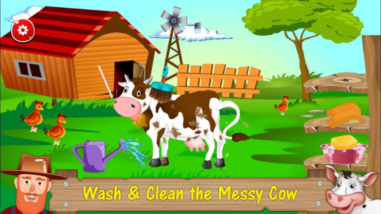 اسکرین شات بازی Cow Farm - Farming Games 3