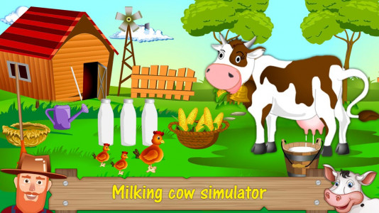 اسکرین شات بازی Cow Farm - Farming Games 2