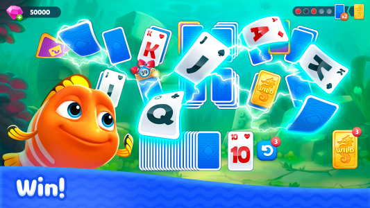 اسکرین شات 3 بازی Fishdom Solitaire