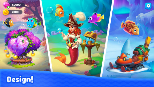 اسکرین شات 4 بازی Fishdom Solitaire