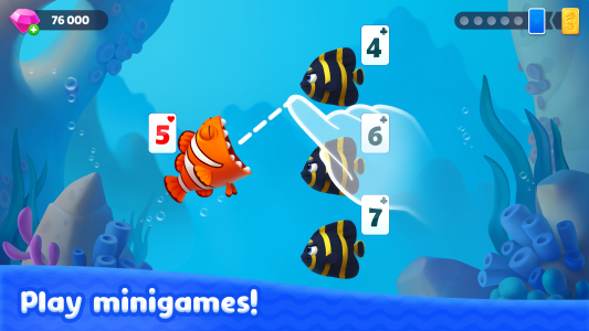 اسکرین شات 1 بازی Fishdom Solitaire