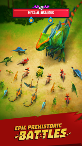 اسکرین شات 1 بازی Jurassic Warfare: Dino Battle