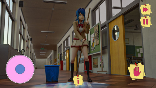 اسکرین شات بازی High school anime girl 3D Life 3