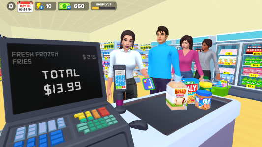 اسکرین شات بازی Supermarket Store 3D Simulator 1