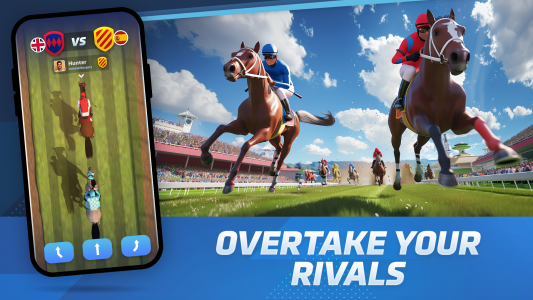 اسکرین شات بازی Horse Racing Rivals: Team Game 1