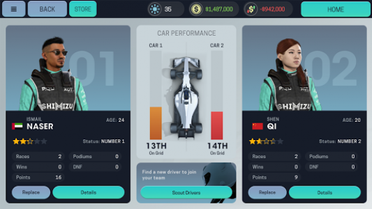 اسکرین شات بازی Motorsport Manager Mobile 3 5