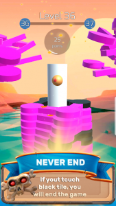 اسکرین شات بازی The Stack Tower : Ball Fall game 3d stick blocks ☄ 2