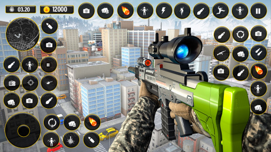 اسکرین شات بازی FPS Commando Sniper Gun Games 2