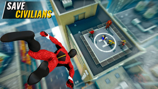 اسکرین شات برنامه Superhero Spider Games Offline 4