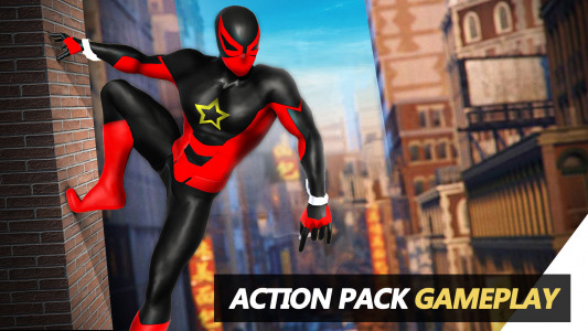 اسکرین شات 2 برنامه Superhero Spider Games Offline