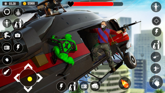 اسکرین شات 1 برنامه Superhero Spider Games Offline